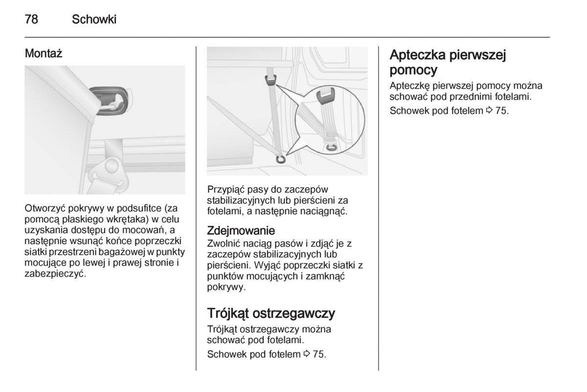 Opel Vivaro II 2 instrukcja obslugi / page 80