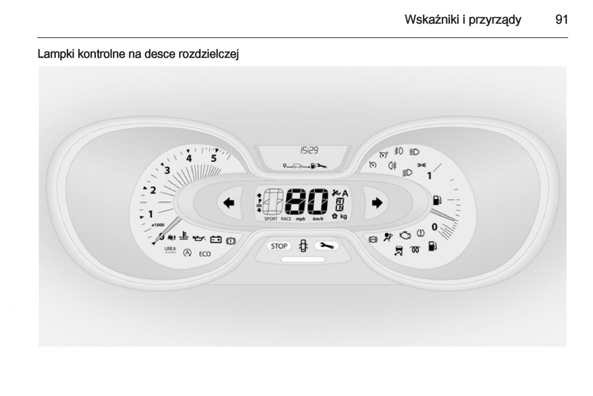 Opel Vivaro II 2 instrukcja obslugi / page 93