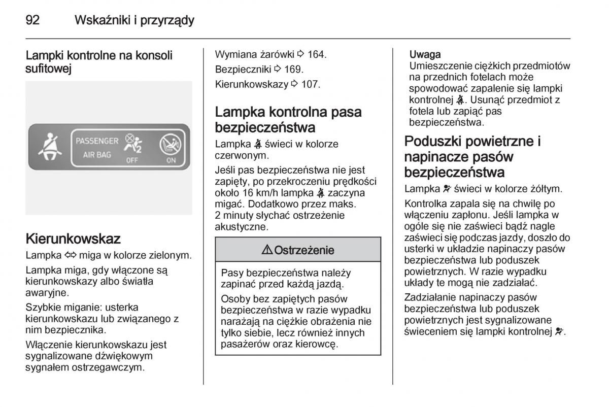 Opel Vivaro II 2 instrukcja obslugi / page 94