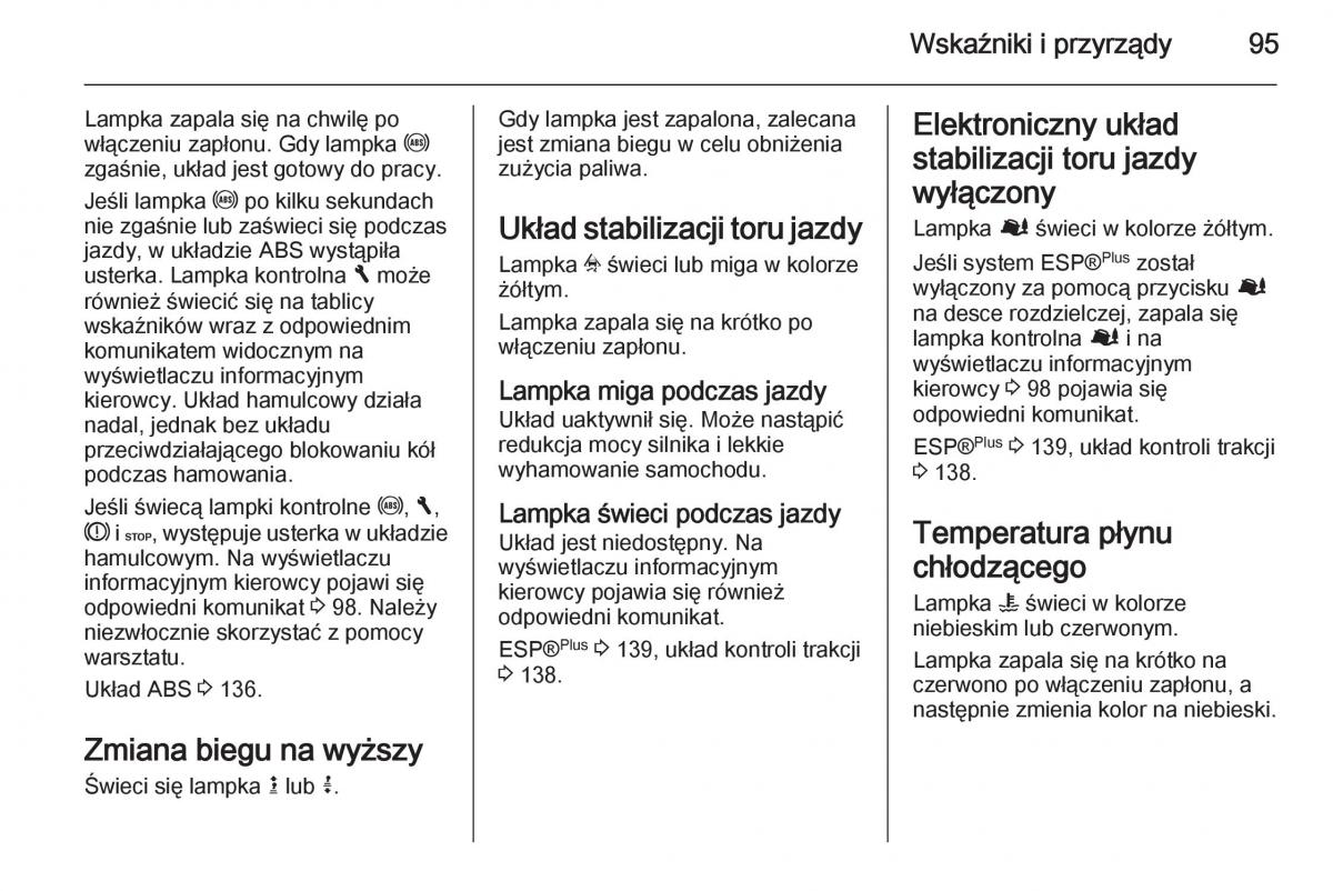 Opel Vivaro II 2 instrukcja obslugi / page 97