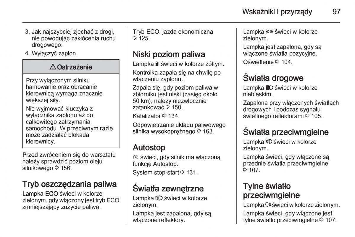 Opel Vivaro II 2 instrukcja obslugi / page 99