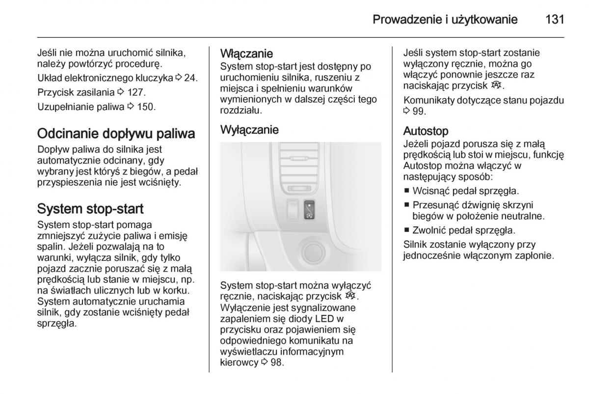 Opel Vivaro II 2 instrukcja obslugi / page 133