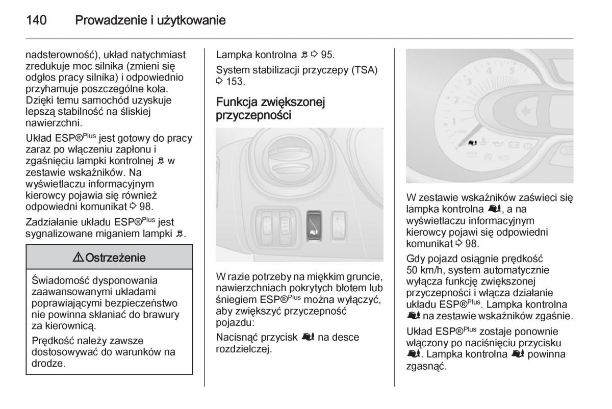 Opel Vivaro II 2 instrukcja obslugi / page 142