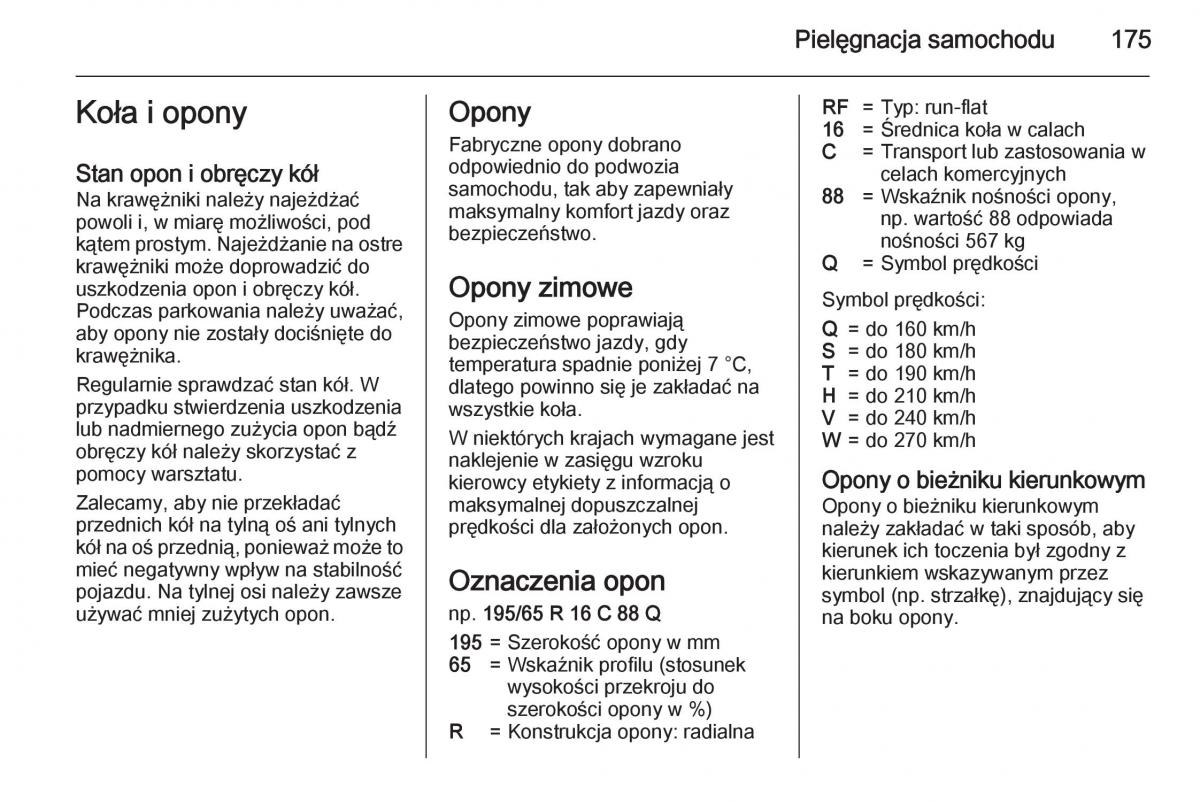 Opel Vivaro II 2 instrukcja obslugi / page 177