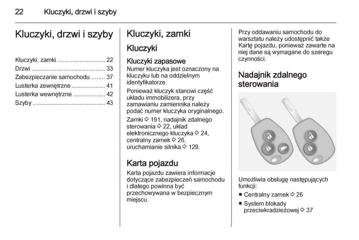 Opel Vivaro II 2 instrukcja obslugi / page 24