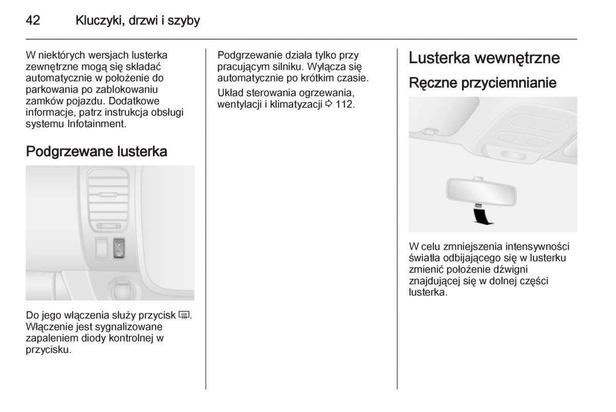 Opel Vivaro II 2 instrukcja obslugi / page 44