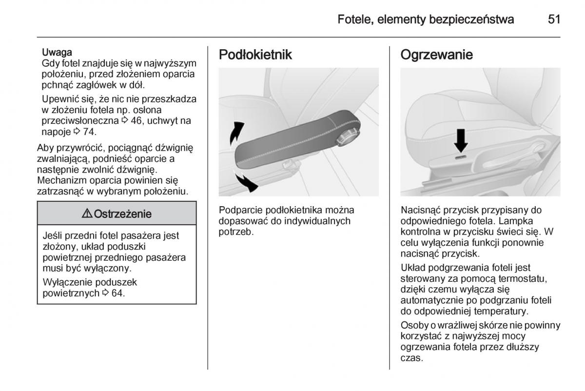 Opel Vivaro II 2 instrukcja obslugi / page 53