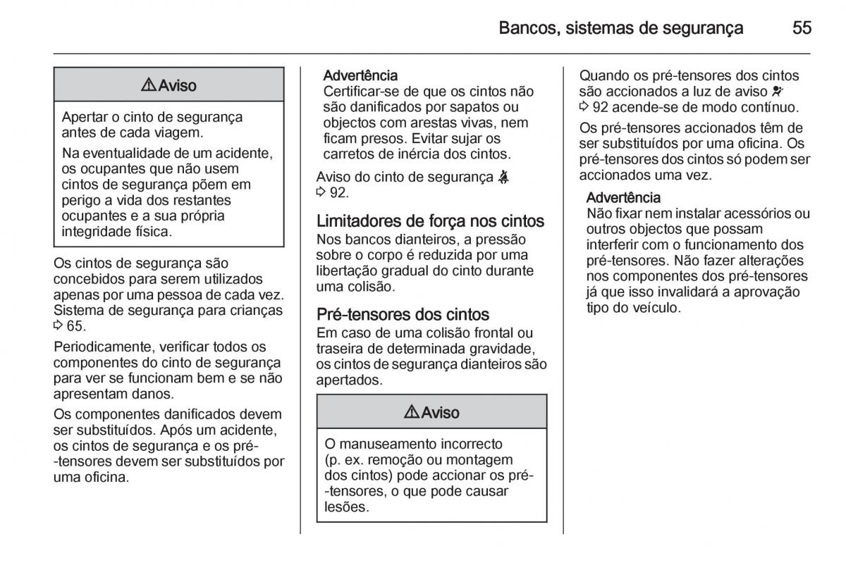 Opel Vivaro II 2 manual del propietario / page 57