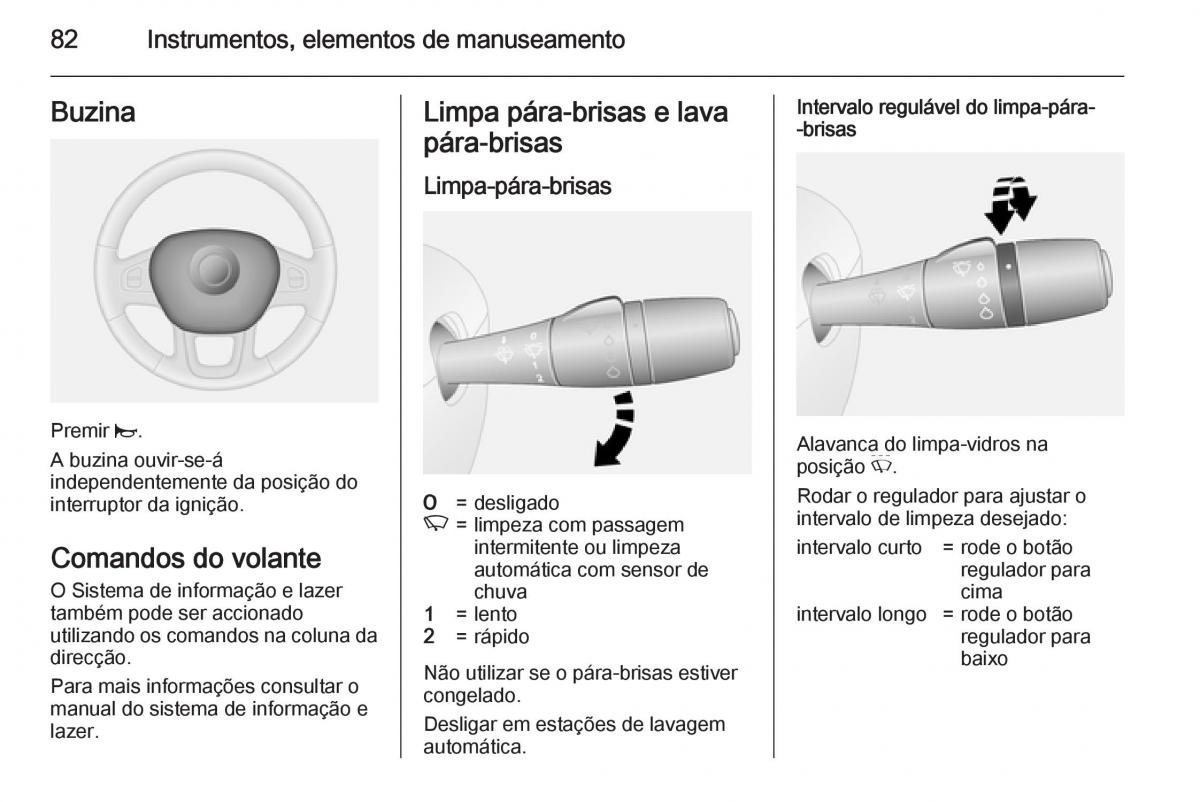 Opel Vivaro II 2 manual del propietario / page 84