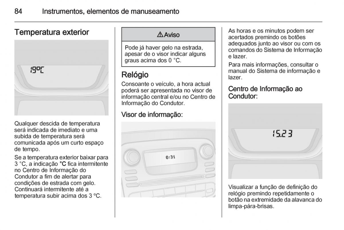 Opel Vivaro II 2 manual del propietario / page 86