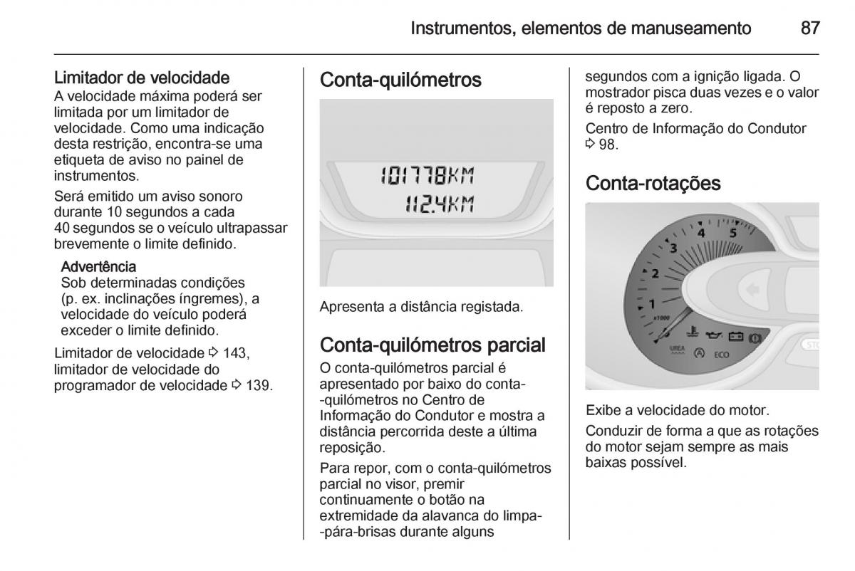 Opel Vivaro II 2 manual del propietario / page 89