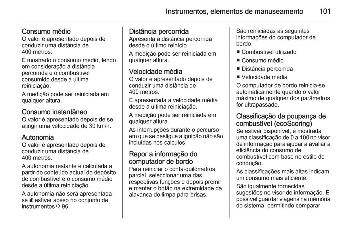 Opel Vivaro II 2 manual del propietario / page 103