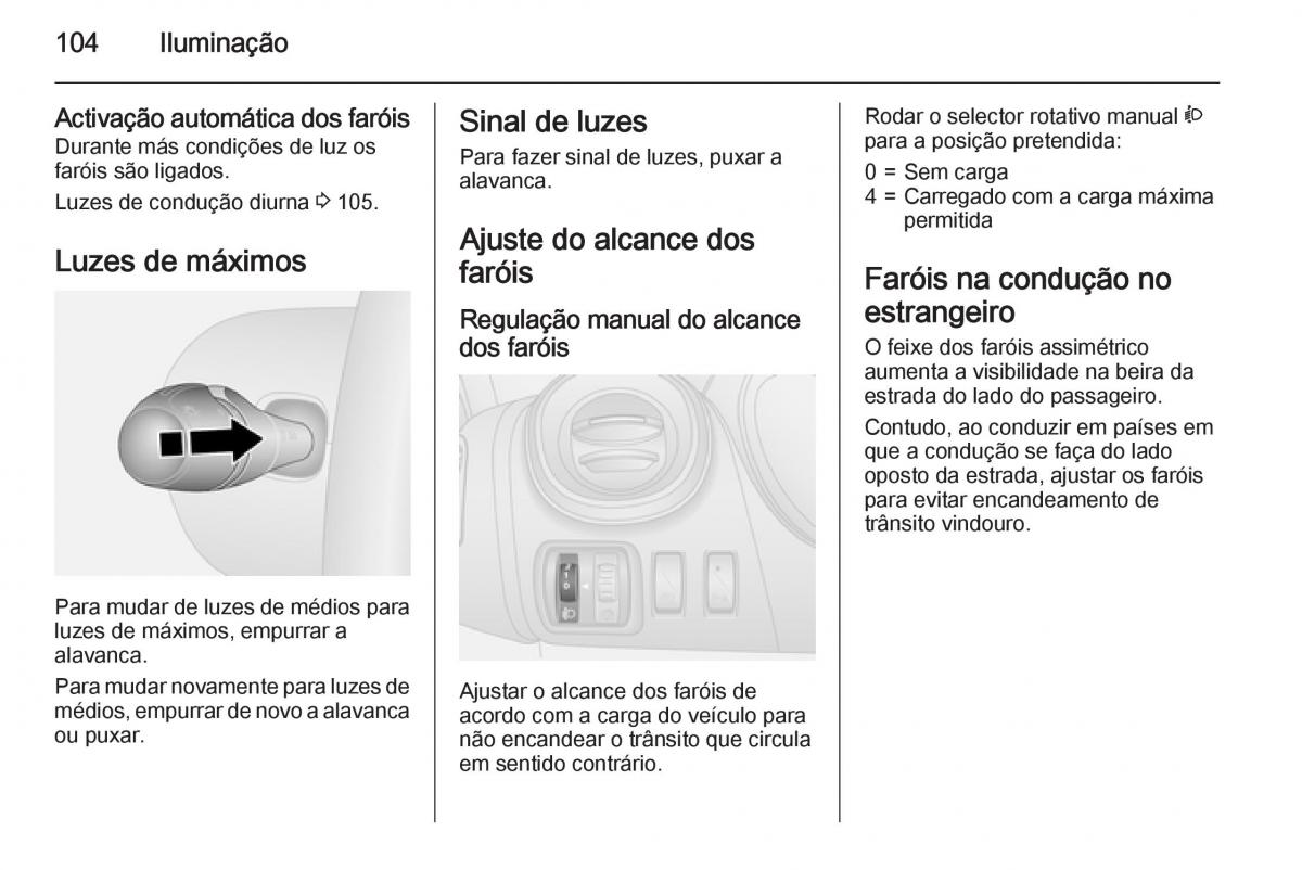 Opel Vivaro II 2 manual del propietario / page 106