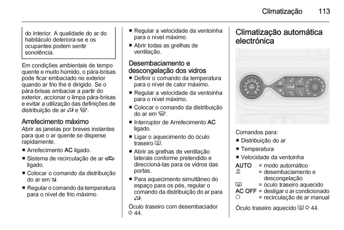 Opel Vivaro II 2 manual del propietario / page 115