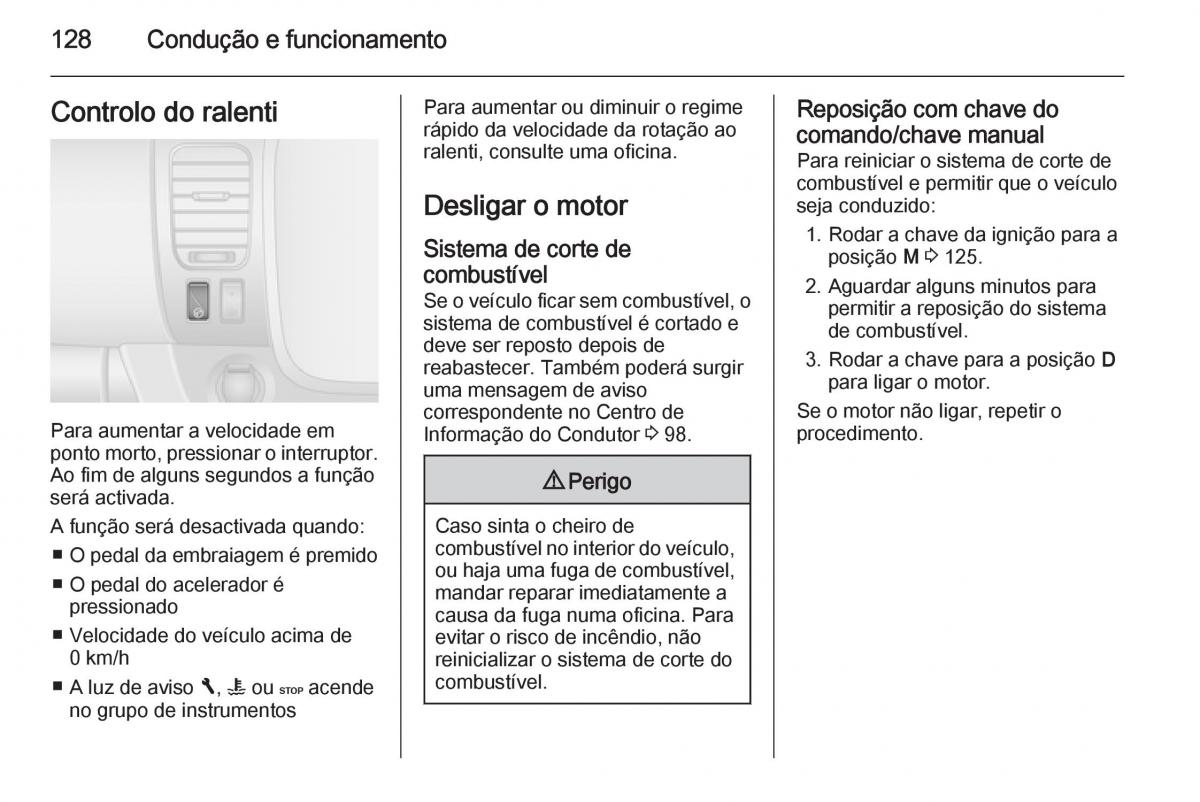 Opel Vivaro II 2 manual del propietario / page 130