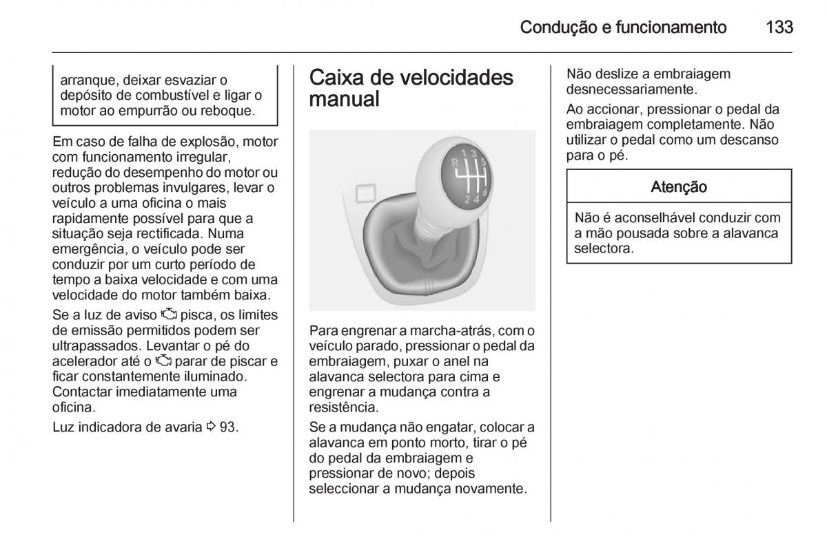 Opel Vivaro II 2 manual del propietario / page 135