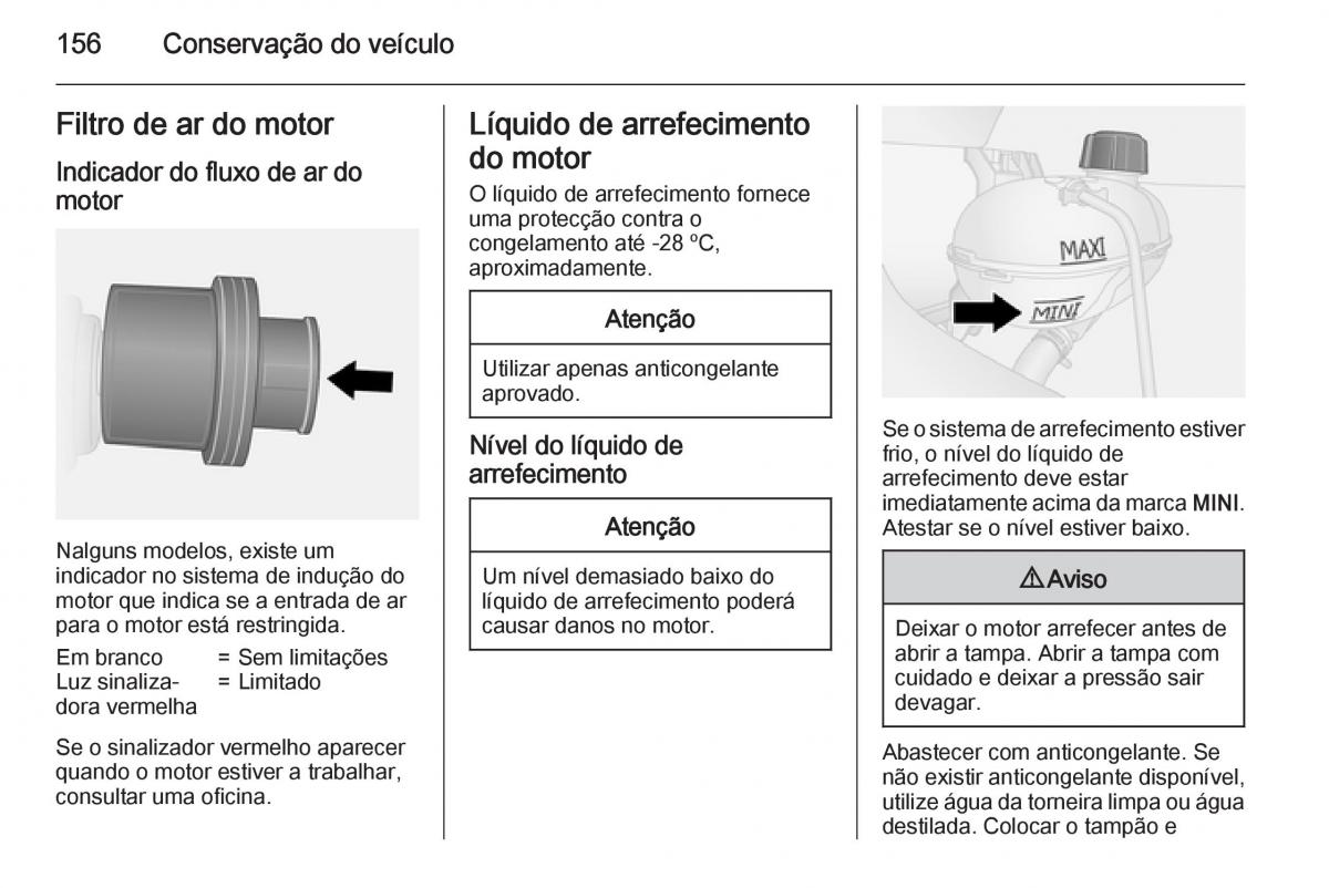 Opel Vivaro II 2 manual del propietario / page 158