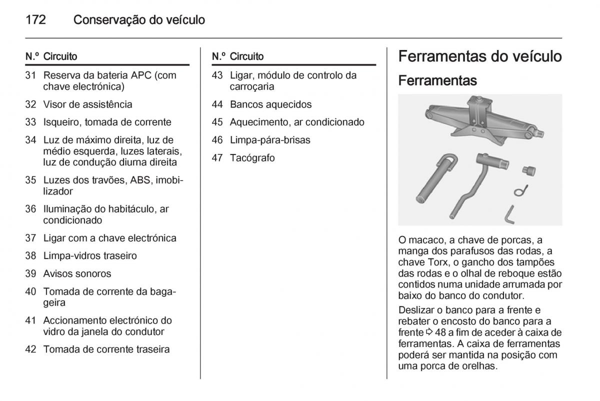 Opel Vivaro II 2 manual del propietario / page 174