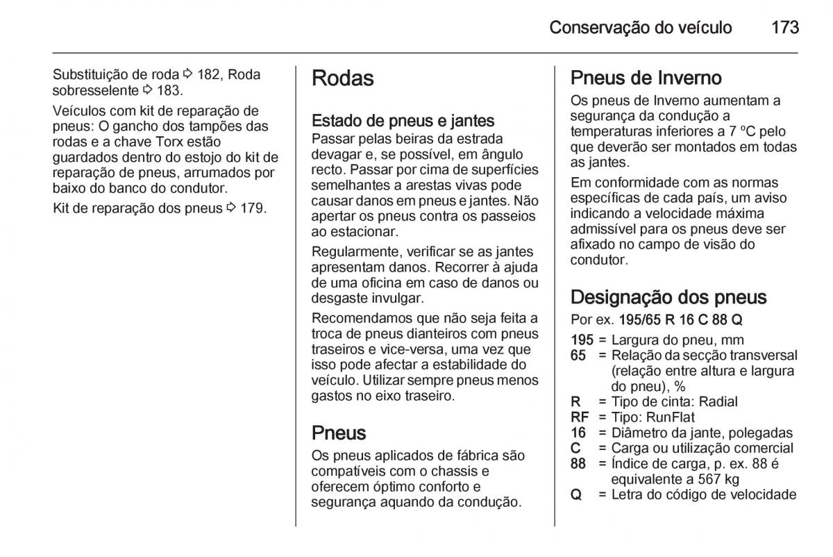 Opel Vivaro II 2 manual del propietario / page 175