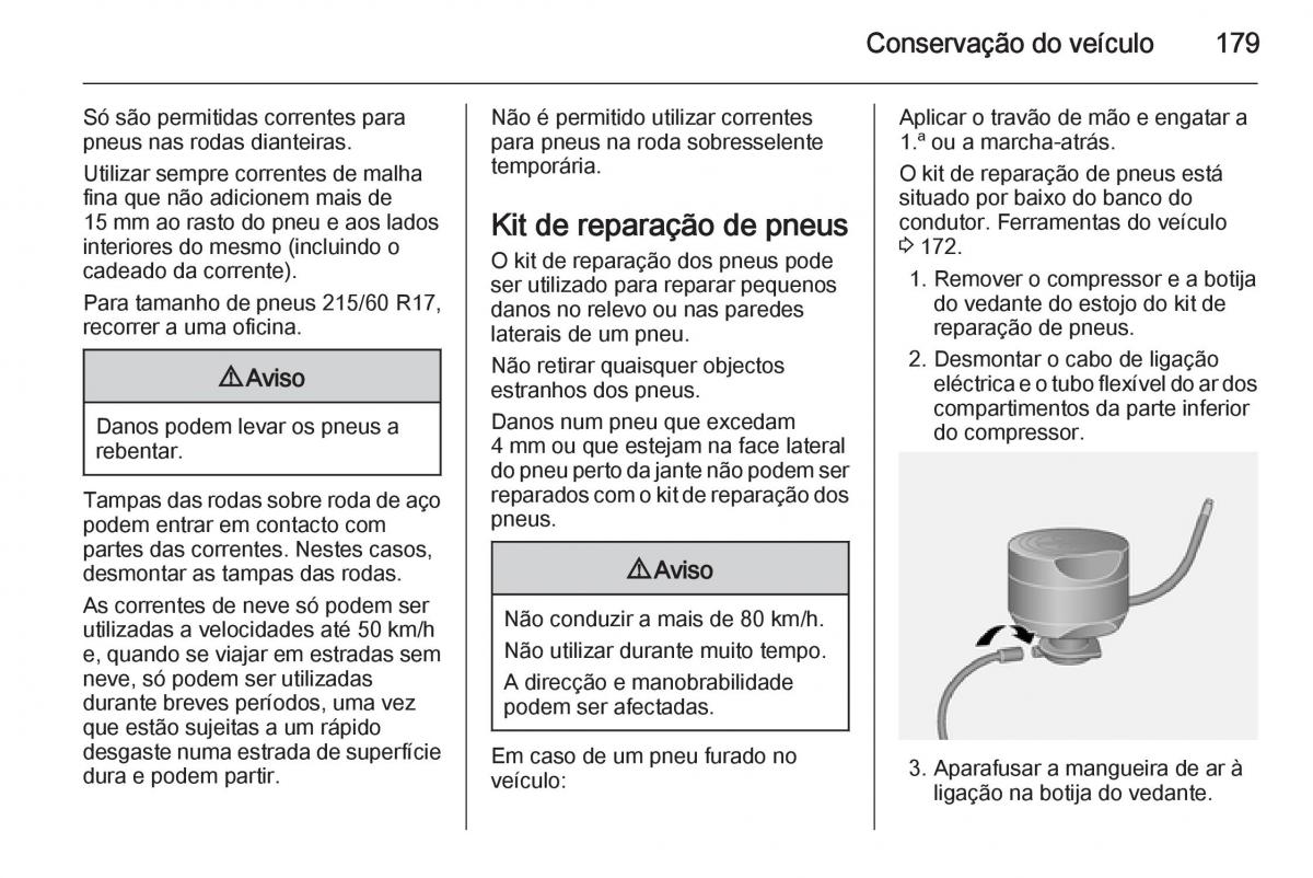 Opel Vivaro II 2 manual del propietario / page 181