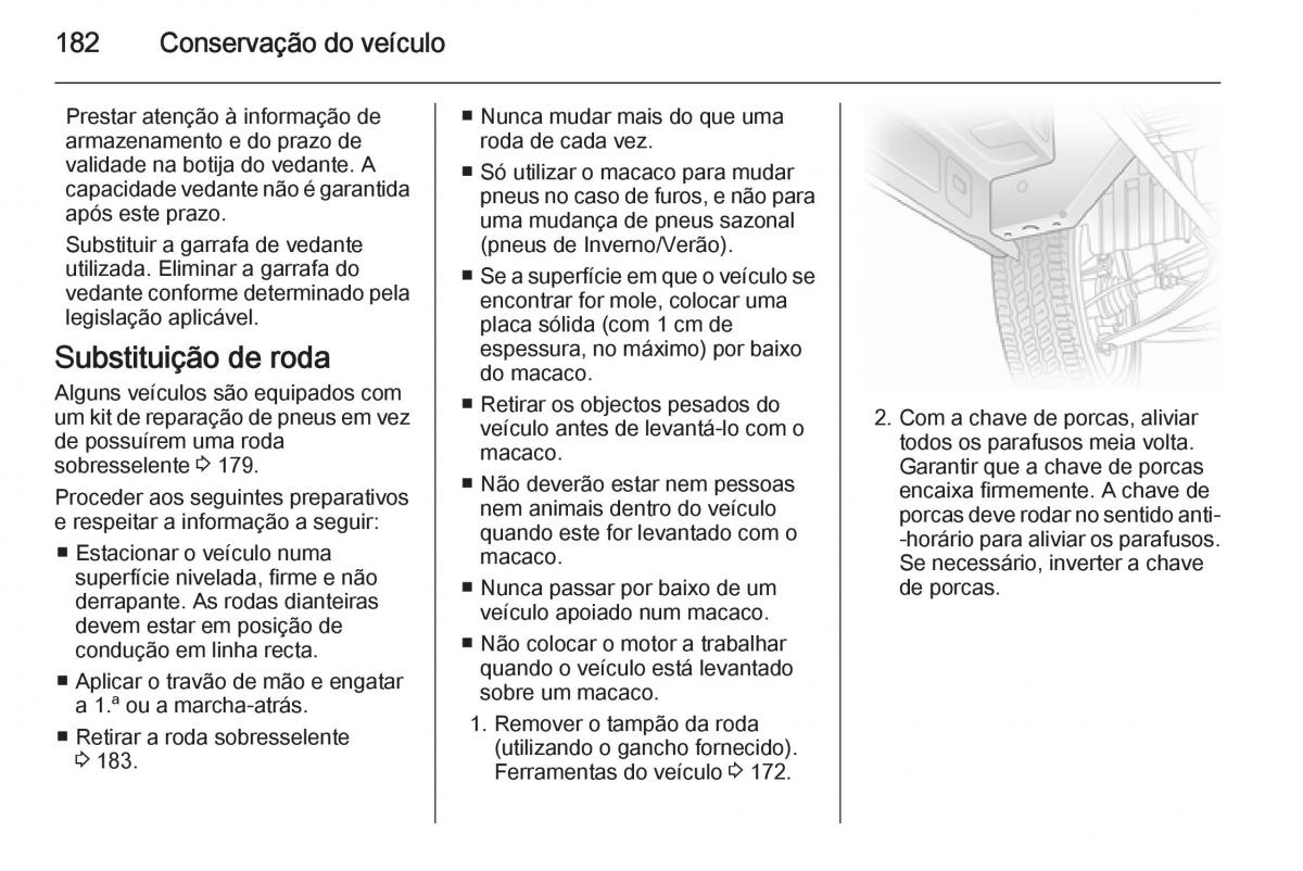 Opel Vivaro II 2 manual del propietario / page 184