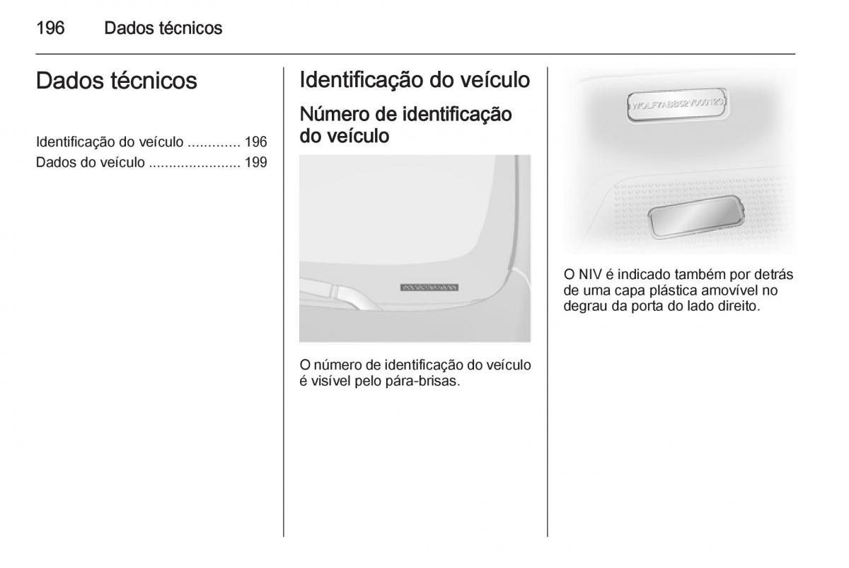 Opel Vivaro II 2 manual del propietario / page 198