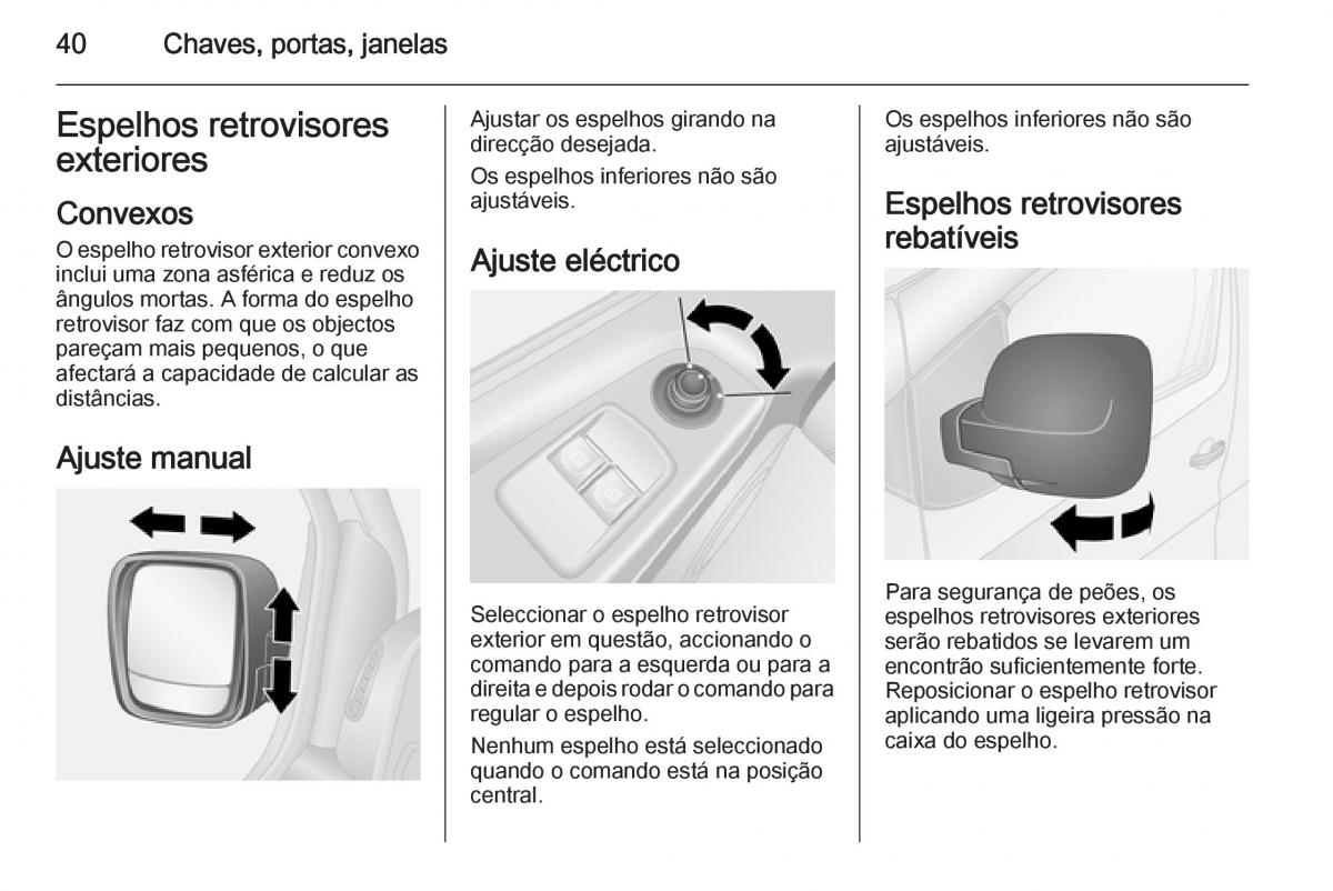 Opel Vivaro II 2 manual del propietario / page 42