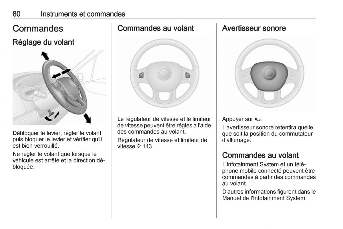 Opel Vivaro II 2 manuel du proprietaire / page 82