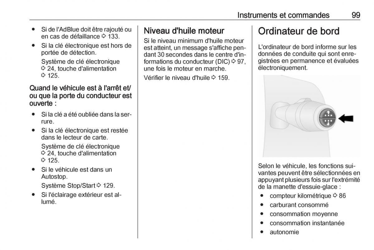 Opel Vivaro II 2 manuel du proprietaire / page 101