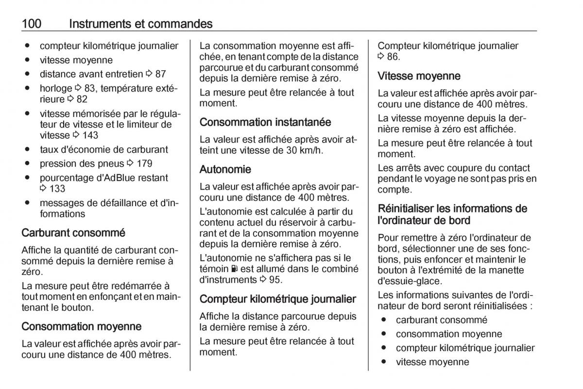 Opel Vivaro II 2 manuel du proprietaire / page 102