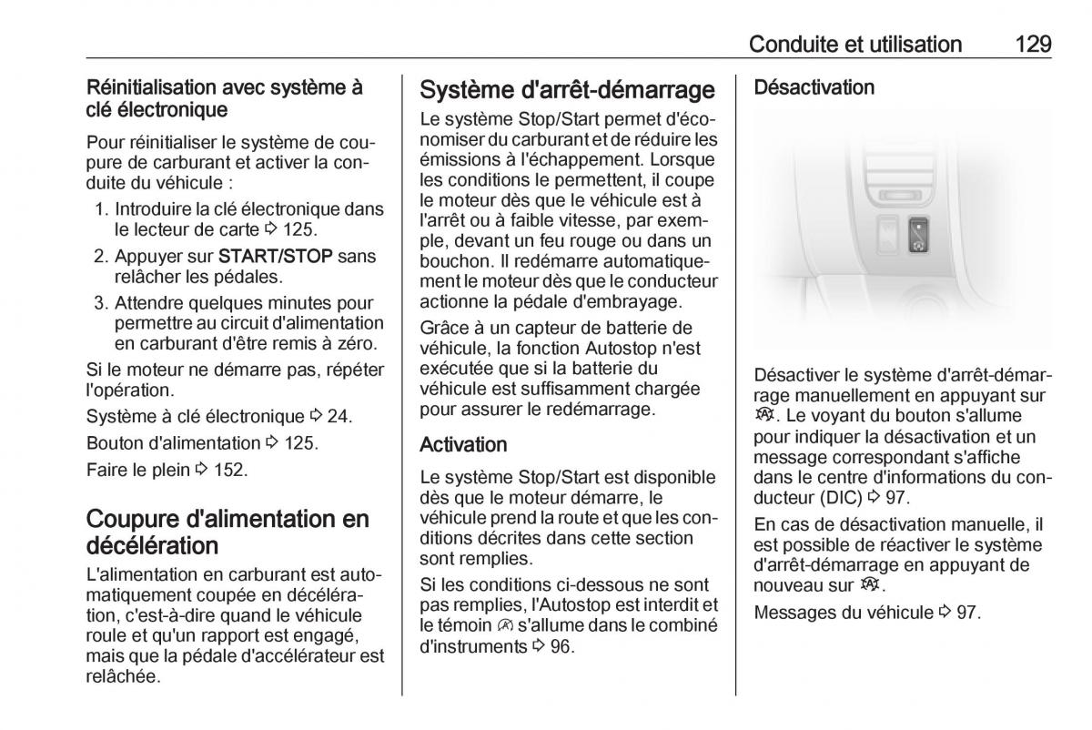 Opel Vivaro II 2 manuel du proprietaire / page 131