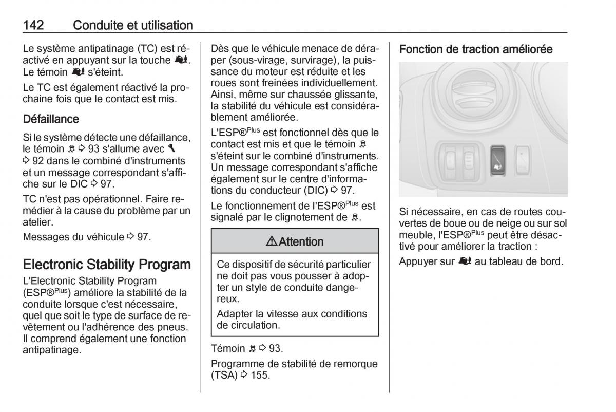 Opel Vivaro II 2 manuel du proprietaire / page 144