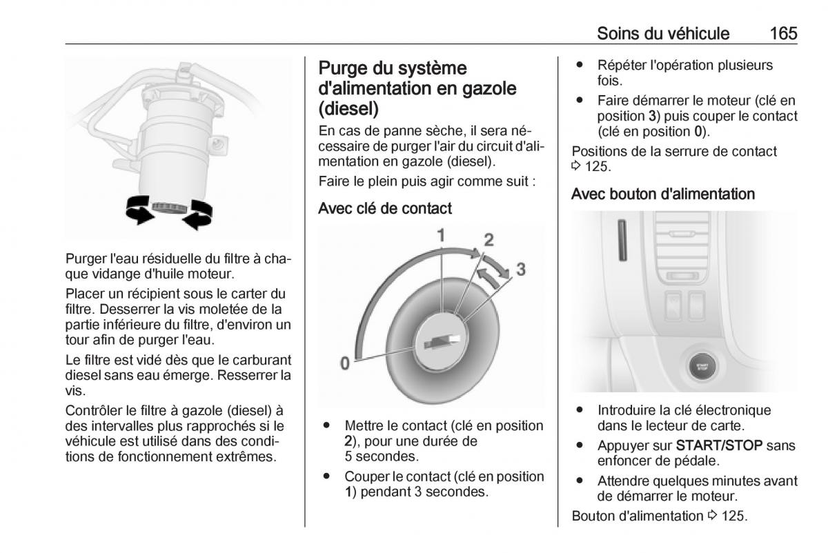 Opel Vivaro II 2 manuel du proprietaire / page 167