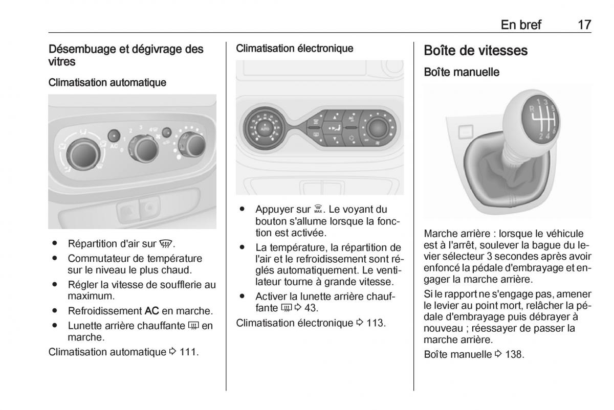 Opel Vivaro II 2 manuel du proprietaire / page 19