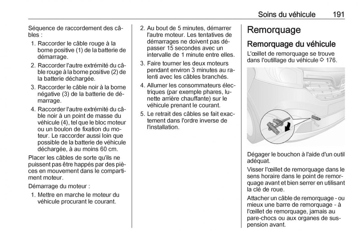 Opel Vivaro II 2 manuel du proprietaire / page 193