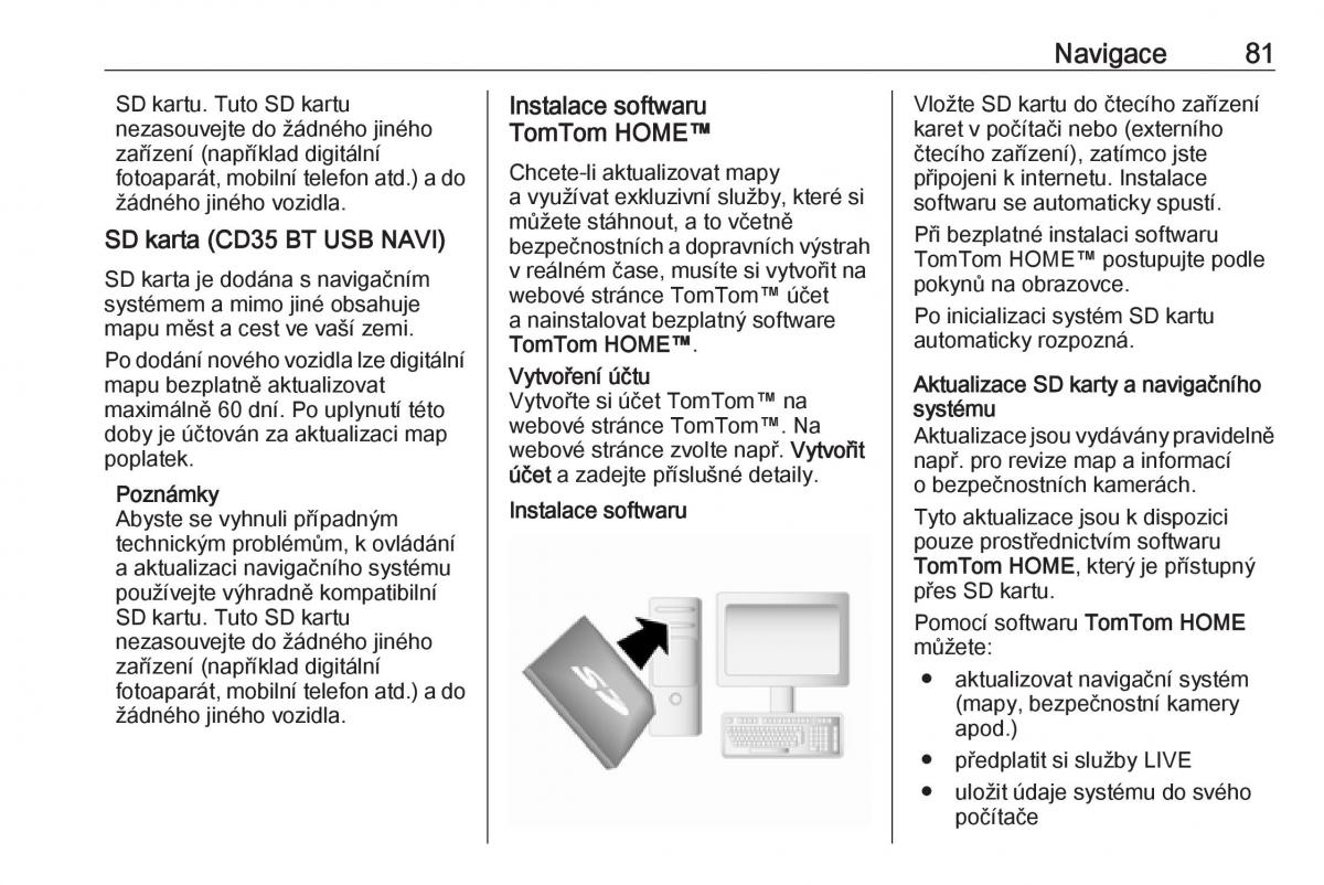 Opel Vivaro II 2 navod k obsludze / page 81