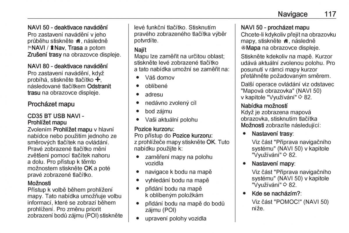 Opel Vivaro II 2 navod k obsludze / page 117