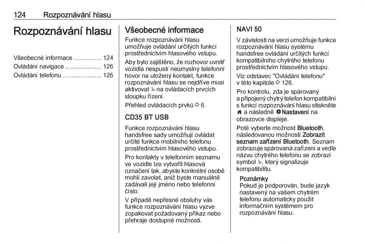 Opel Vivaro II 2 navod k obsludze / page 124