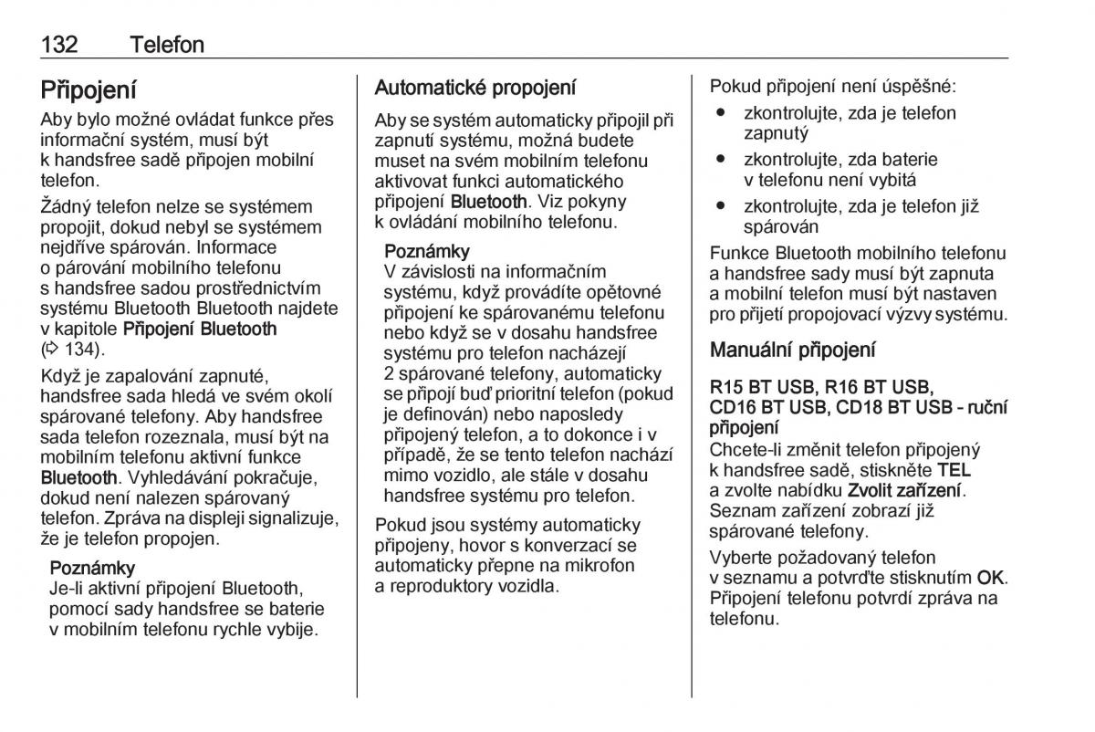 Opel Vivaro II 2 navod k obsludze / page 132