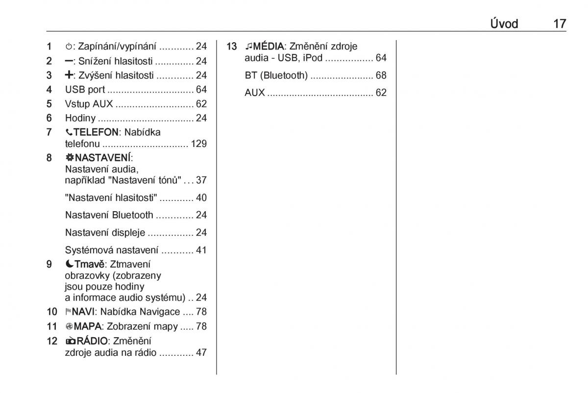 Opel Vivaro II 2 navod k obsludze / page 17