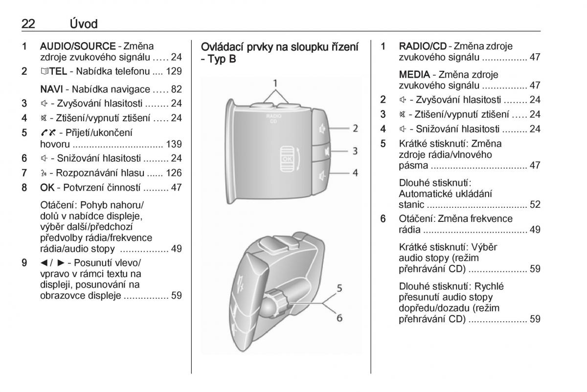 Opel Vivaro II 2 navod k obsludze / page 22