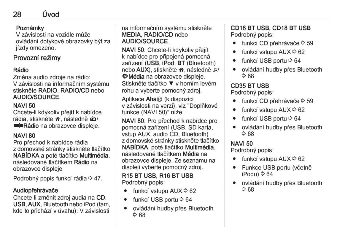 Opel Vivaro II 2 navod k obsludze / page 28