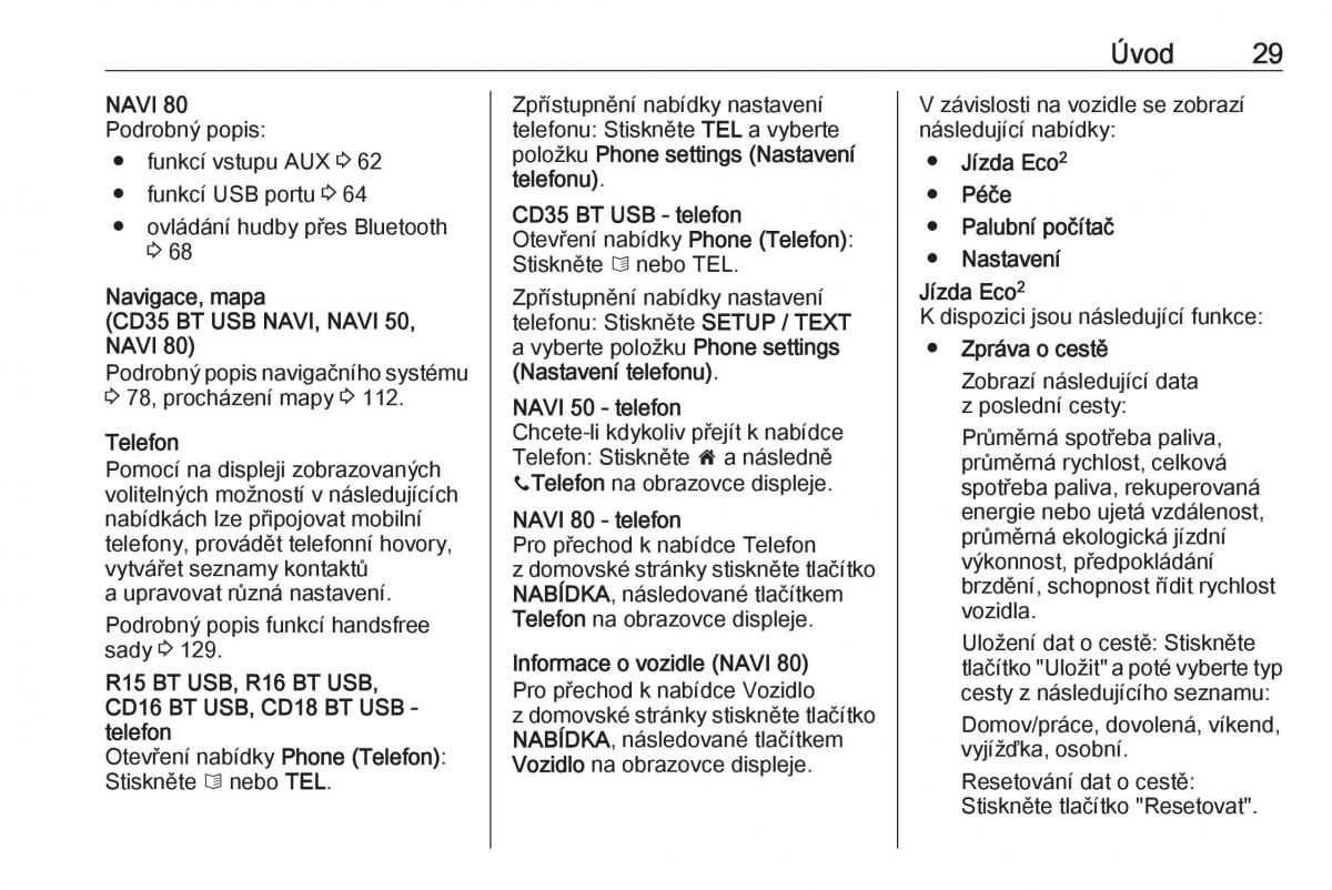 Opel Vivaro II 2 navod k obsludze / page 29