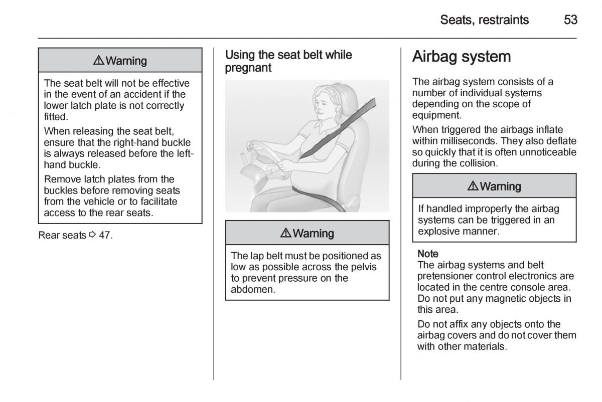 Opel Vivaro II 2 owners manual / page 55