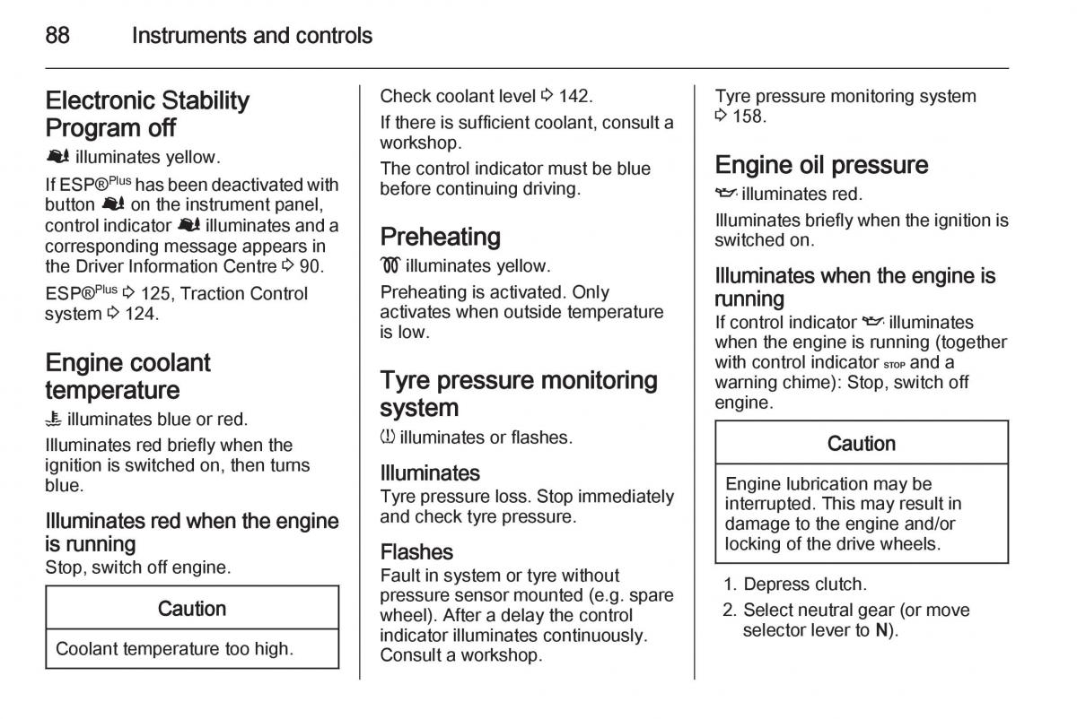 Opel Vivaro II 2 owners manual / page 90