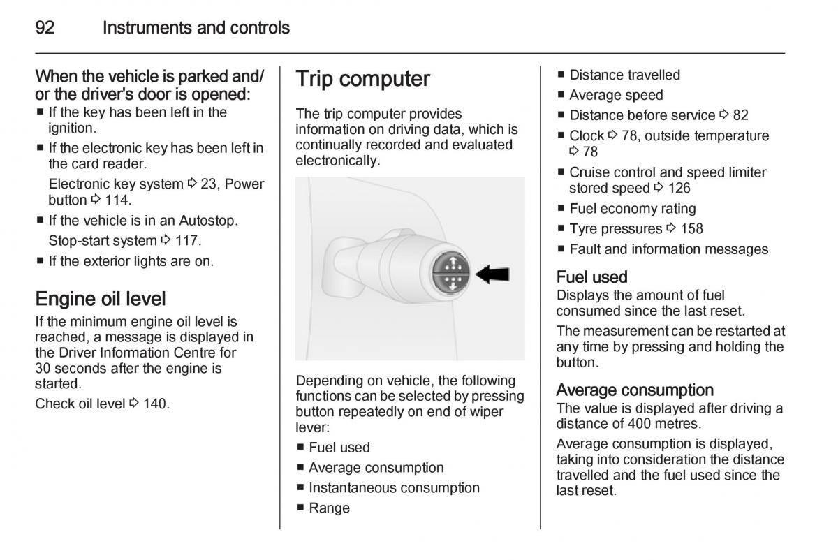 Opel Vivaro II 2 owners manual / page 94