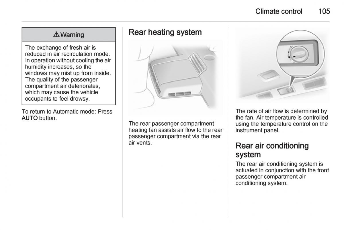 Opel Vivaro II 2 owners manual / page 107