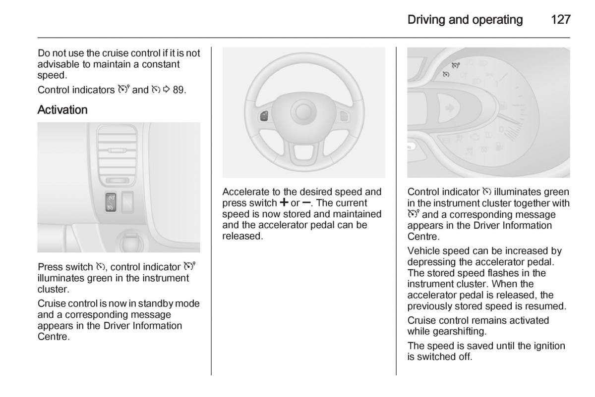 Opel Vivaro II 2 owners manual / page 129