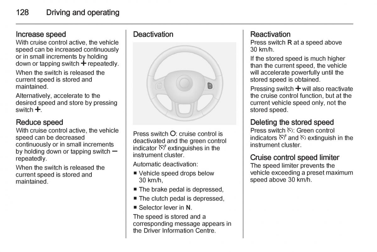 Opel Vivaro II 2 owners manual / page 130