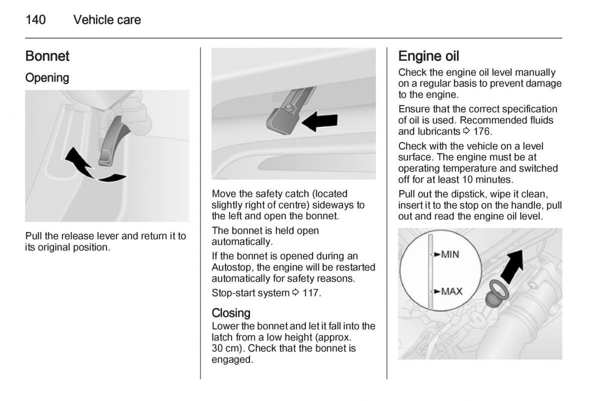 Opel Vivaro II 2 owners manual / page 142